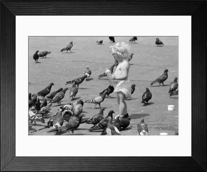 Framed Print : Summer Weather Pix, Trafalgar Square, London, 8th June 1976 Framed Print : Summer Weather Pix, Trafalgar Square, London, 8th June 1976