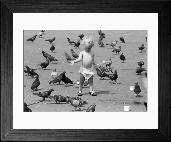 Framed Print : Summer Weather Pix, Trafalgar Square, London, 8th June 1976 Framed Print : Summer Weather Pix, Trafalgar Square, London, 8th June 1976
