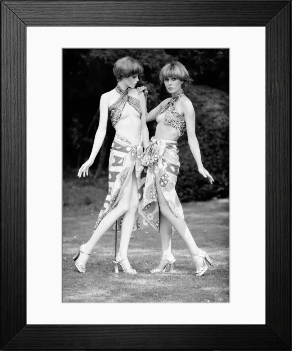 Framed Print : Joanna Lumley, actress who stars as Purdey in The New Avengers TV Series
