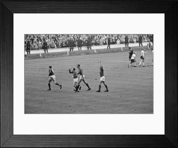 Framed Print : World Cup Final match at Wembley Stadium. England 4 v West Germany 2 after extra Framed Print : World Cup Final match at Wembley Stadium. England 4 v West Germany 2 after extra