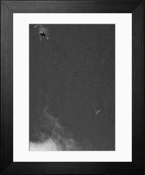 Framed Print : Out of a battle in Londons noonday sky yesterday (15th September 1940