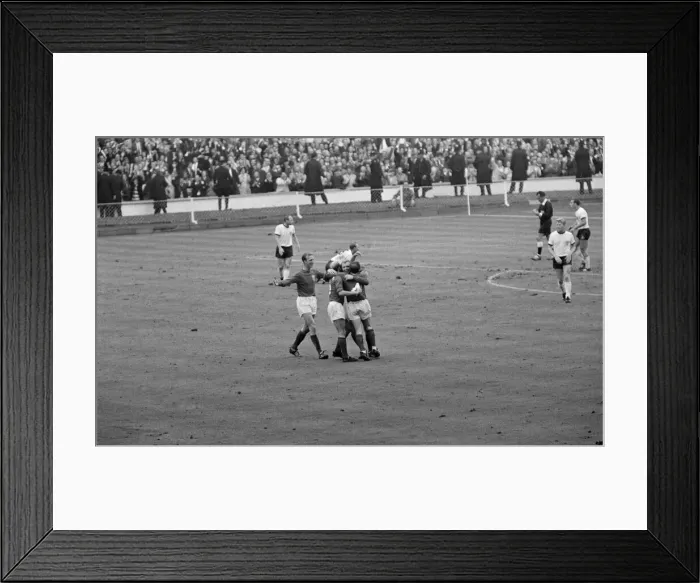 Framed Print : World Cup Final match at Wembley Stadium. England 4 v West Germany 2 after extra Framed Print : World Cup Final match at Wembley Stadium. England 4 v West Germany 2 after extra