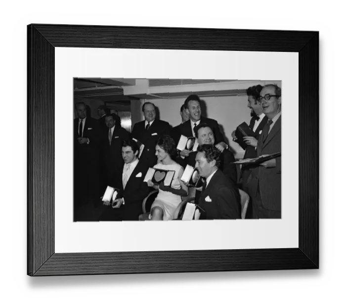 Framed Print : Richard Dimbleby, Richard Todd, Bruce Forsyth, Harry Secombe, Elizabeth Seal Framed Print : Richard Dimbleby, Richard Todd, Bruce Forsyth, Harry Secombe, Elizabeth Seal