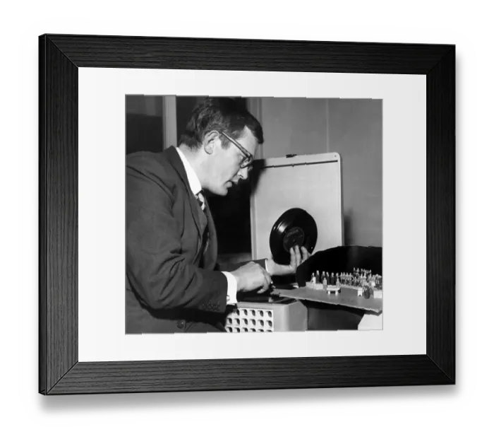 Framed Print : Jack Good TV Producer 21 / 05 / 1958 A©Daily Mirror jackgood0606 Framed Print : Jack Good TV Producer 21 / 05 / 1958 A©Daily Mirror jackgood0606