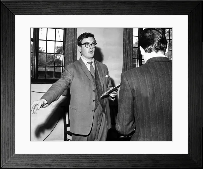 Framed Print : Jack Good TV Producer 28th May 1960 Framed Print : Jack Good TV Producer 28th May 1960
