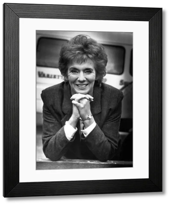 Framed Print : Actress Sue Johnston, 9th October 1989