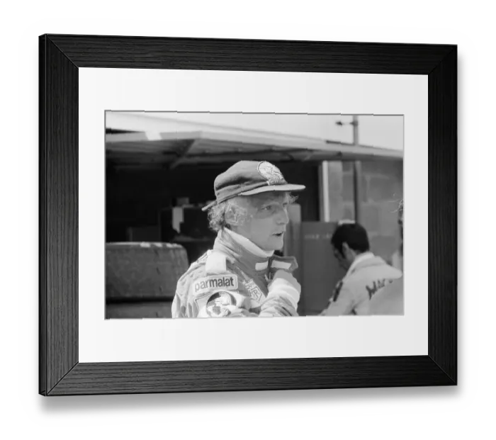 Framed Print : Motor Racing at Silverstone. The world top racing drivers have their last practice runs Framed Print : Motor Racing at Silverstone. The world top racing drivers have their last practice runs