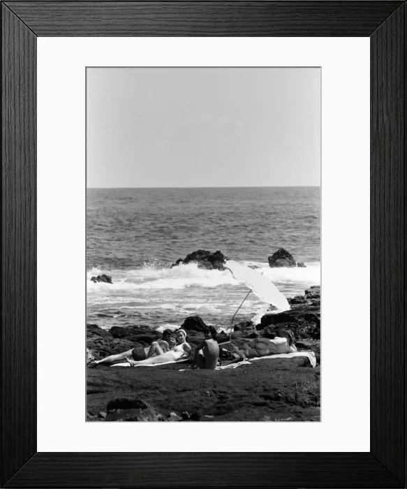Framed Print : General Views of Terceira Island, in the Azores archipelago, North Atlantic