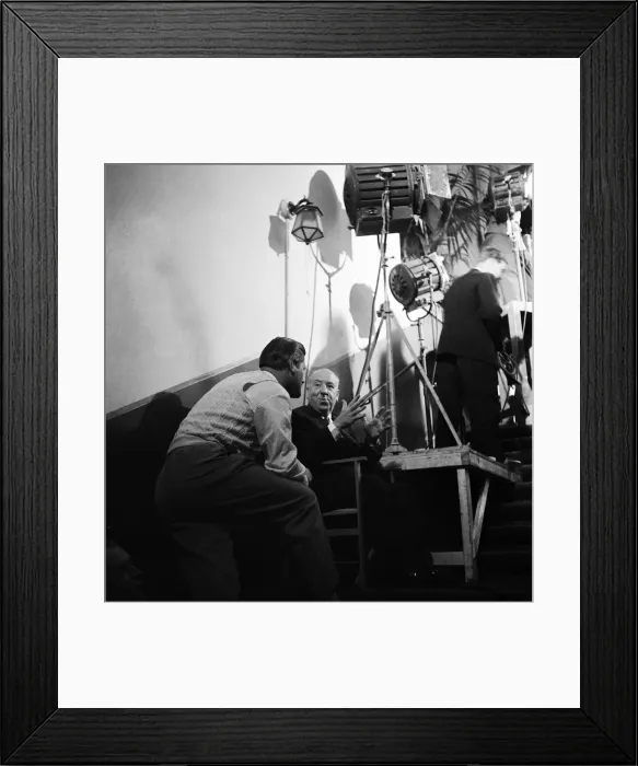 Framed Print : On the set of the film The Man Who Knew Too Much Framed Print : On the set of the film The Man Who Knew Too Much