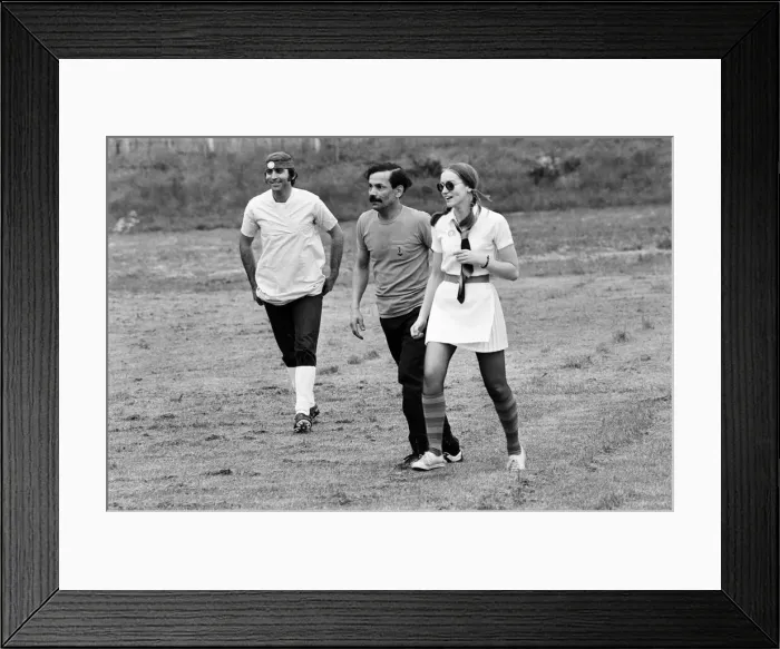 Framed Print : Nurses and Porters from Battle Hospital, Reading, take part in a game of football in Framed Print : Nurses and Porters from Battle Hospital, Reading, take part in a game of football in