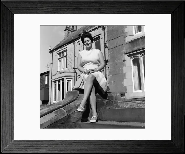Framed Print : Miss Betty Boothroyd, prospective Labour Councillor for Nelson and Colne Framed Print : Miss Betty Boothroyd, prospective Labour Councillor for Nelson and Colne