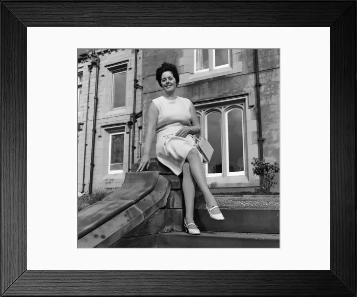 Framed Print : Miss Betty Boothroyd, prospective Labour Councillor for Nelson and Colne Framed Print : Miss Betty Boothroyd, prospective Labour Councillor for Nelson and Colne