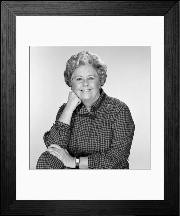 Framed Print : Betty Boothroyd. 21st February 1987 Framed Print : Betty Boothroyd. 21st February 1987