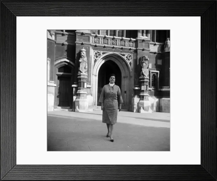 Framed Print : Betty Boothroyd. 13th September 1960 Framed Print : Betty Boothroyd. 13th September 1960