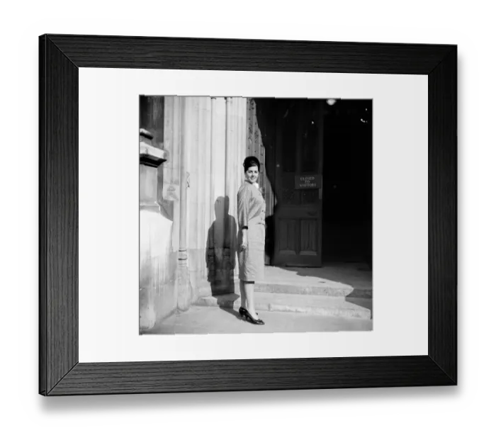 Framed Print : Betty Boothroyd. 13th September 1960 Framed Print : Betty Boothroyd. 13th September 1960