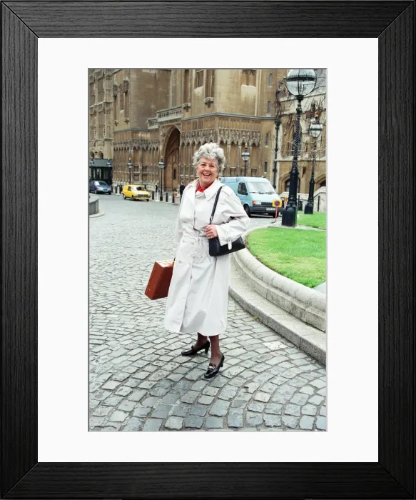 Framed Print : The new Speaker of the House of Commons Betty Boothroyd at Westminster. 27th April 1992 Framed Print : The new Speaker of the House of Commons Betty Boothroyd at Westminster. 27th April 1992