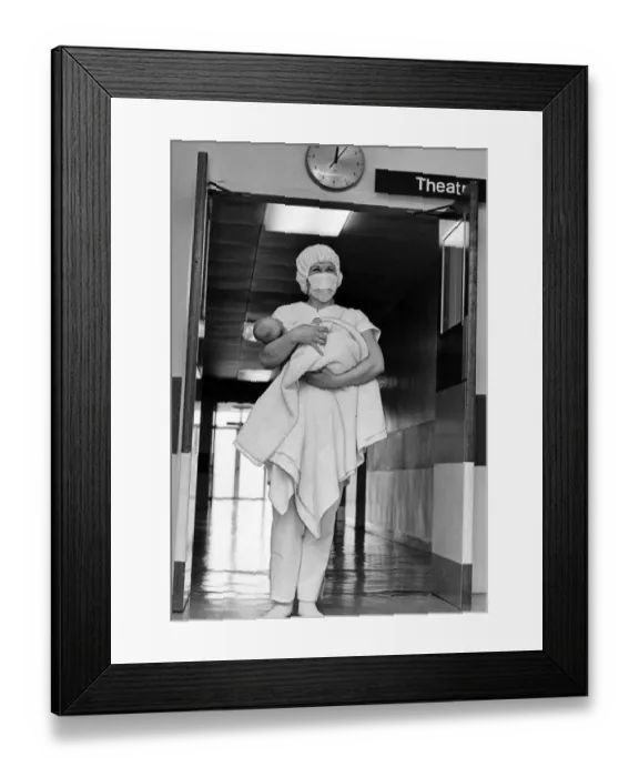 Framed Print : Royal Hospital for Sick Children, Yorkhill, Glasgow, Scotland, 7th May 1969