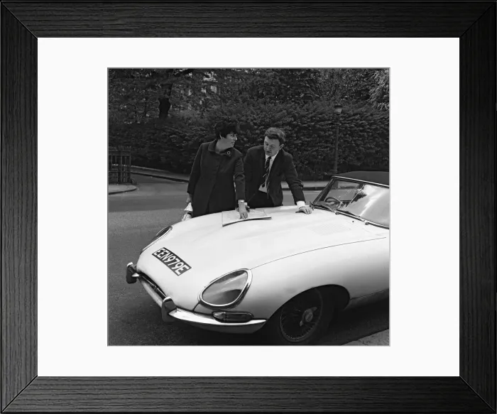 Framed Print : MP Betty Boothroyd canvassing. 23rd May 1968 Framed Print : MP Betty Boothroyd canvassing. 23rd May 1968