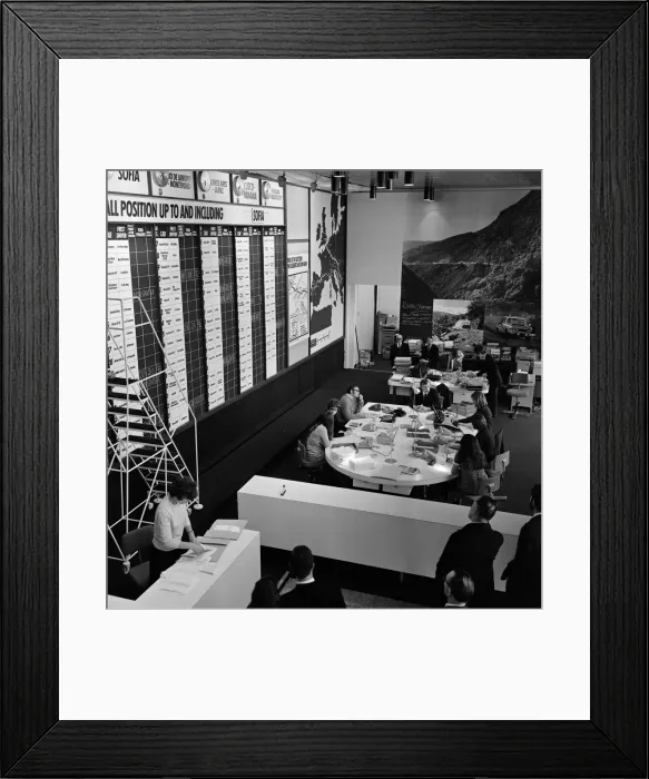 Framed Print : 1970 London to Mexico World Cup Rally. The motor rally started at Wembley Stadium in Framed Print : 1970 London to Mexico World Cup Rally. The motor rally started at Wembley Stadium in