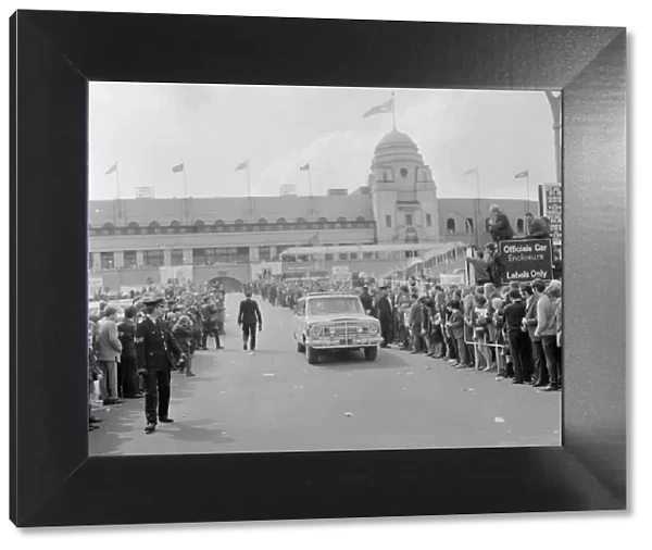 1970 London to Mexico World Cup Rally. The motor rally started at Wembley Stadium in