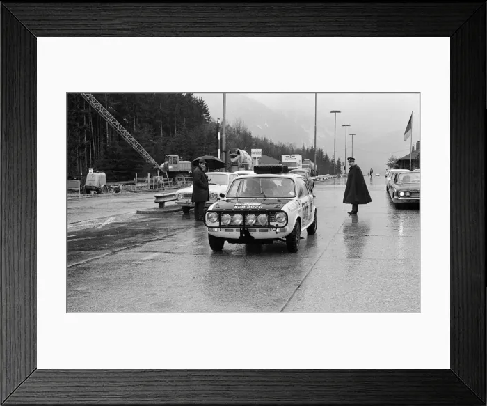Framed Print : 1970 London to Mexico World Cup Rally. The motor rally started at Wembley Stadium in Framed Print : 1970 London to Mexico World Cup Rally. The motor rally started at Wembley Stadium in