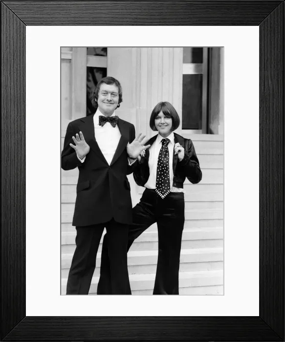 Framed Print : Mary Quant launched her new range of neckwear at the Savoy Hotel in London Framed Print : Mary Quant launched her new range of neckwear at the Savoy Hotel in London