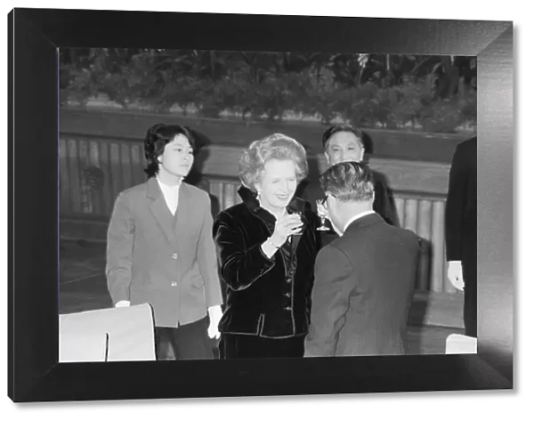 Visit of British prime Minister Margaret Thatcher to Hong Kong