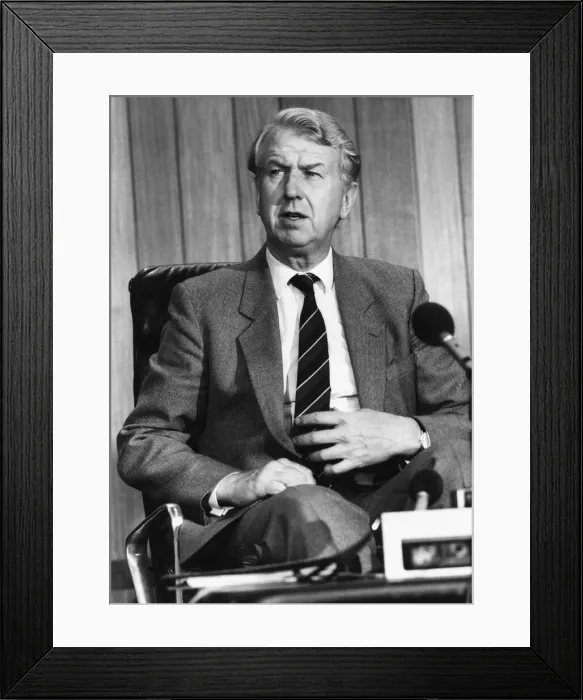 Framed Print : Conservative Secretary of State for Energy Peter Walker. Picture taken: May 1986 Framed Print : Conservative Secretary of State for Energy Peter Walker. Picture taken: May 1986