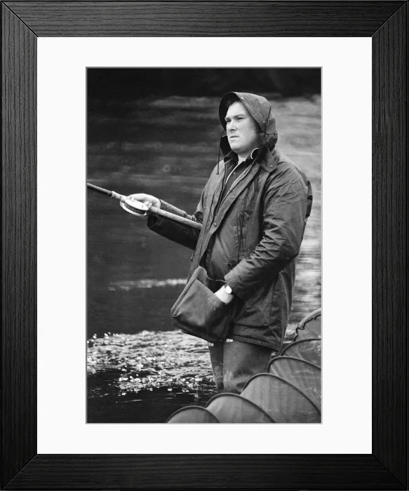 Framed Print : Start of Fishing Season, Reading, June 1980 Framed Print : Start of Fishing Season, Reading, June 1980