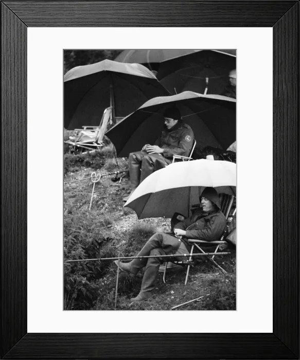Framed Print : Start of Fishing Season, Reading, June 1980