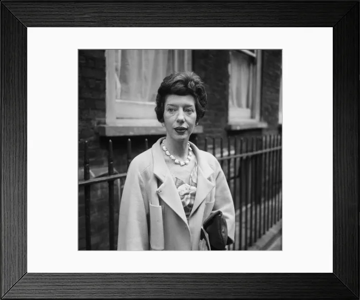 Framed Print : Miss Pamela Berry, who won her appeal against the British Transport Commision for an Framed Print : Miss Pamela Berry, who won her appeal against the British Transport Commision for an
