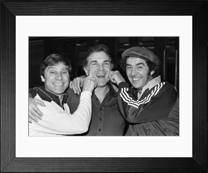 Framed Print : Ernest Maxin at rehearsals for Lennie and Jerrys BBC1 Christmas Special