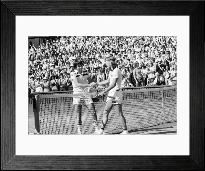 Framed Print : Wimbledon Tennis Championships 1977, Mens Final, Centre Court, Wimbledon Framed Print : Wimbledon Tennis Championships 1977, Mens Final, Centre Court, Wimbledon