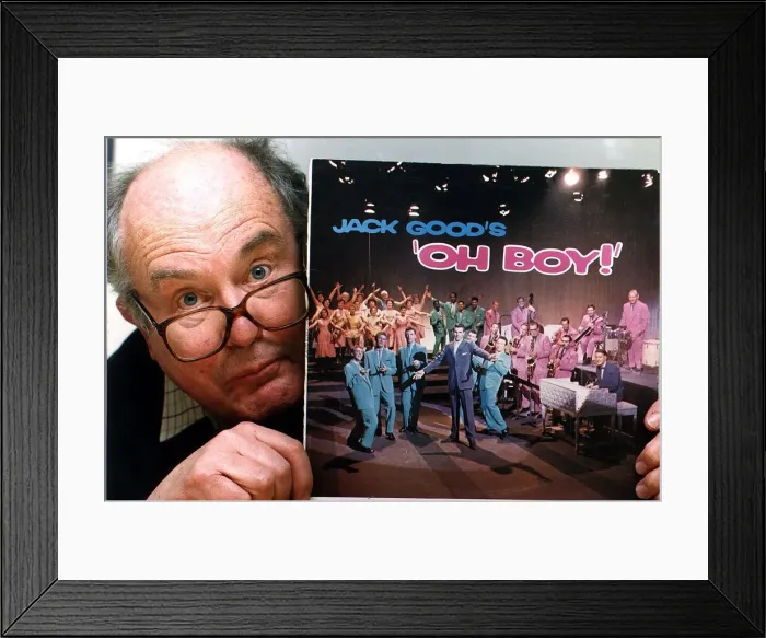 Framed Print : Jack Good Producer of Oh Boy Dbase Framed Print : Jack Good Producer of Oh Boy Dbase