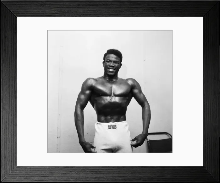 Framed Print : World Welterweight champion Emile Griffith of the USA, in Britain to defend his title Framed Print : World Welterweight champion Emile Griffith of the USA, in Britain to defend his title