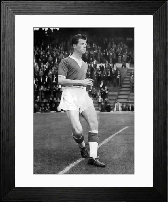 Framed Print : Birmingham City football player Brian Taylor, circa August 1958 Framed Print : Birmingham City football player Brian Taylor, circa August 1958