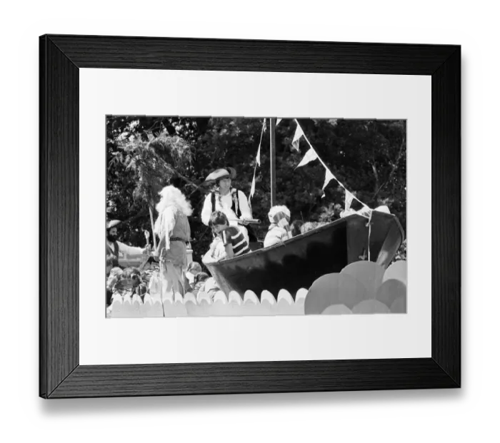 Framed Print : Maritime Carnival, Reading, Berkshire, England, June 1980