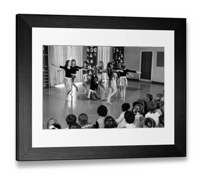 Framed Print : Dance performance by children at Ranikhet Primary School, June 1980 Framed Print : Dance performance by children at Ranikhet Primary School, June 1980