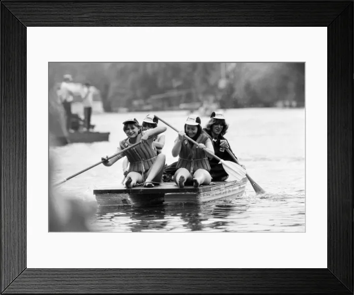 Framed Print : Water Carnival, River Thames, Reading, June 1980 Framed Print : Water Carnival, River Thames, Reading, June 1980
