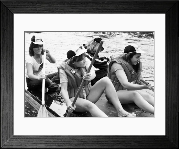 Framed Print : Water Carnival, River Thames, Reading, June 1980 Framed Print : Water Carnival, River Thames, Reading, June 1980