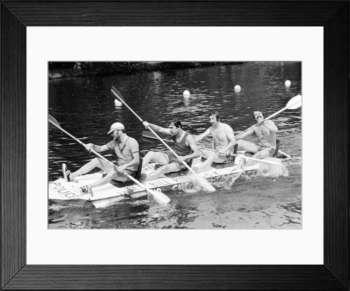Framed Print : Water Carnival, River Thames, Reading, June 1980 Framed Print : Water Carnival, River Thames, Reading, June 1980