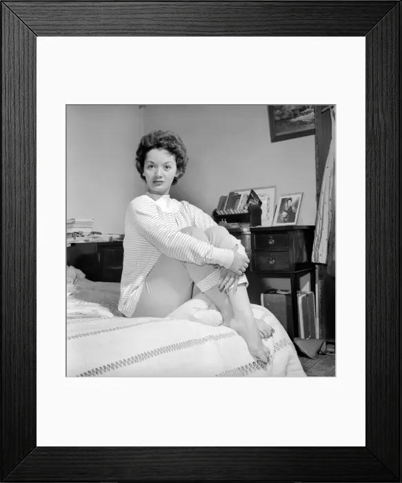 Framed Print : Lita Roza, English Singer, pictured 1957 Framed Print : Lita Roza, English Singer, pictured 1957
