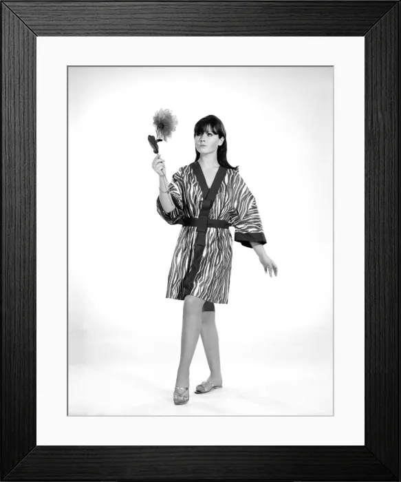 Framed Print : Clothing: Fashion: Kimono: Model: Rosemary Bell. 1966 B2049-004 Framed Print : Clothing: Fashion: Kimono: Model: Rosemary Bell. 1966 B2049-004