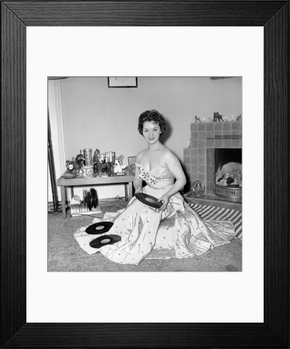 Framed Print : Lita Roza, English Singer, pictured 1957 Framed Print : Lita Roza, English Singer, pictured 1957
