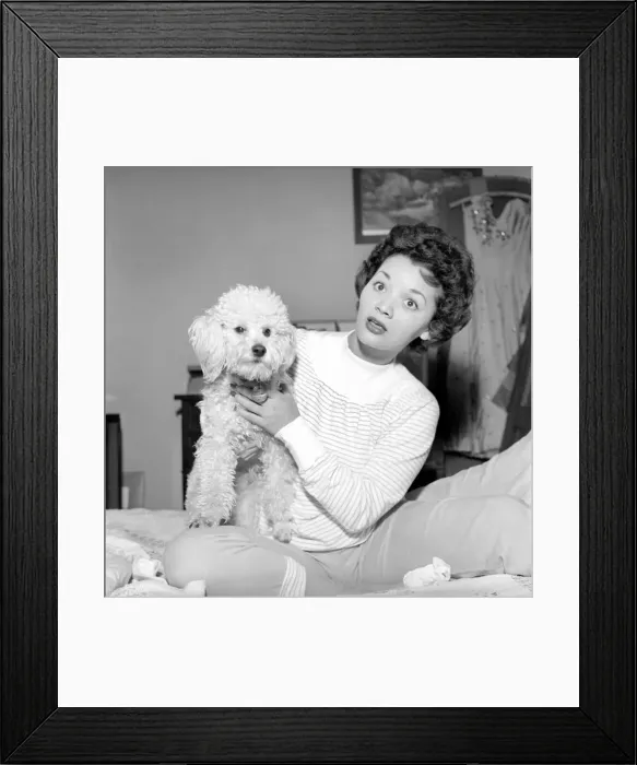 Framed Print : Lita Roza, English Singer, pictured 1957 Framed Print : Lita Roza, English Singer, pictured 1957