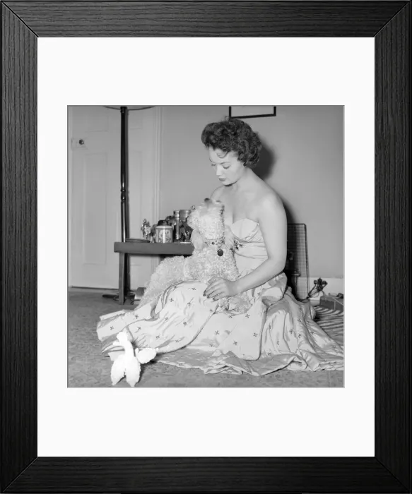 Framed Print : Lita Roza, English Singer, pictured 1957 Framed Print : Lita Roza, English Singer, pictured 1957