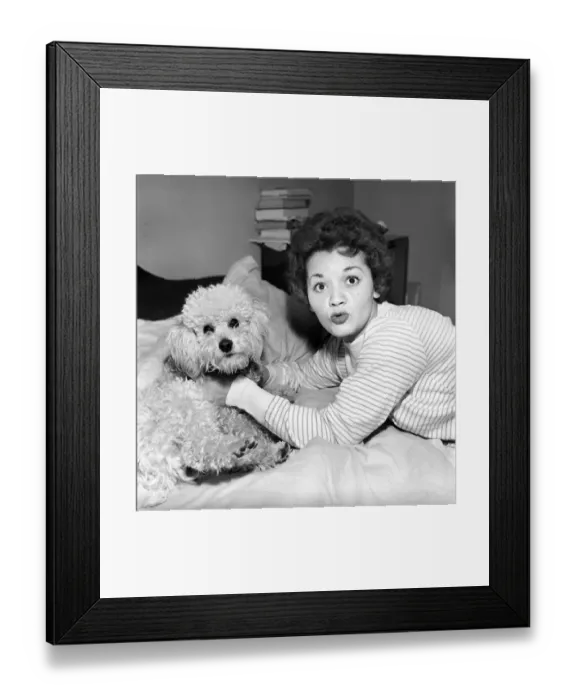 Framed Print : Lita Roza, English Singer, pictured 1957 Framed Print : Lita Roza, English Singer, pictured 1957