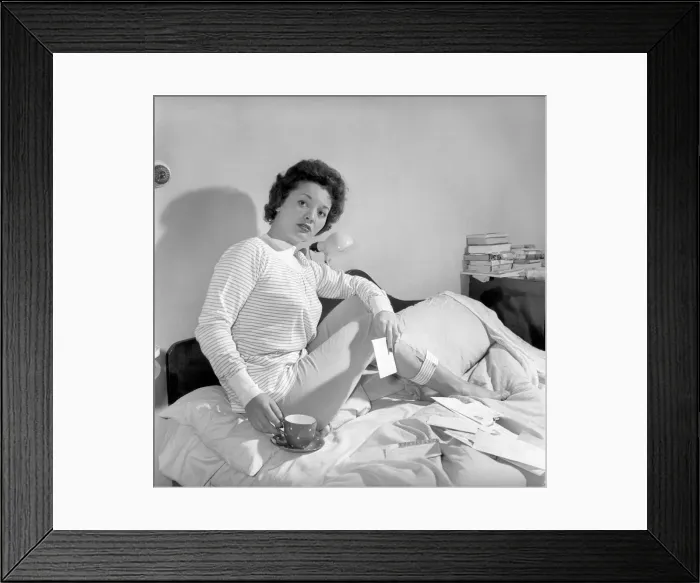 Framed Print : Lita Roza, English Singer, pictured 1957 Framed Print : Lita Roza, English Singer, pictured 1957
