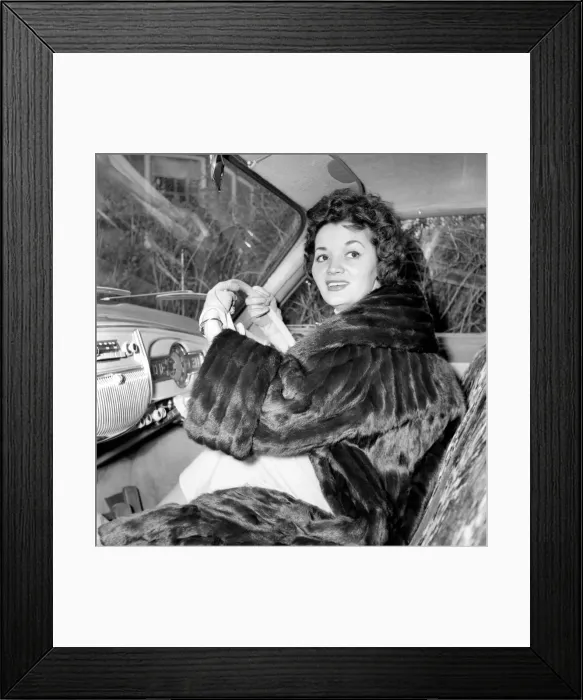 Framed Print : Lita Roza, English Singer, pictured 1957 Framed Print : Lita Roza, English Singer, pictured 1957