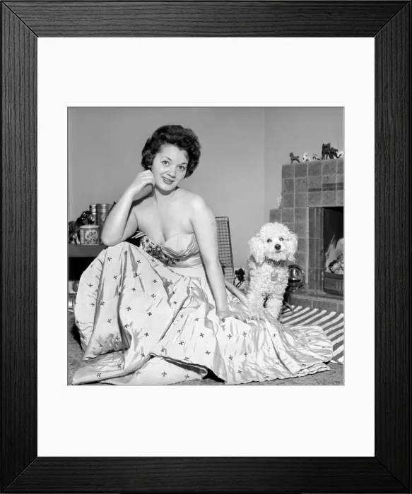 Framed Print : Lita Roza, English Singer, pictured 1957 Framed Print : Lita Roza, English Singer, pictured 1957